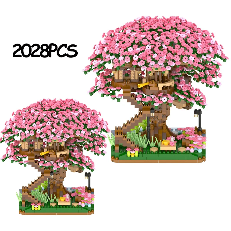Модель 3D Mirco Street View Cherry Treehouse, креативный строительный блок, букет из цветов сакуры, кирпичи для девочек, детские игрушки, подарки
Модель 3D Mirco Street View Cherry Treehouse, креативный строительный блок, букет из цветов сакуры, кирпичи для девочек, детские игрушки, подарки