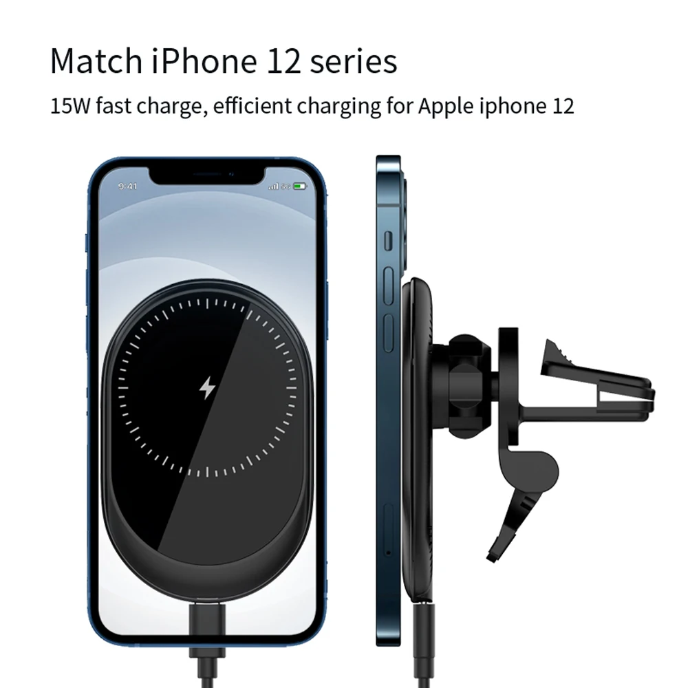 Clip On Wireless Charging Qi Fast Car Charger Dock Stand for iPhone Samsung Xiaomi
Clip On Wireless Charging Qi Fast Car Charger Dock Stand for iPhone Samsung Xiaomi