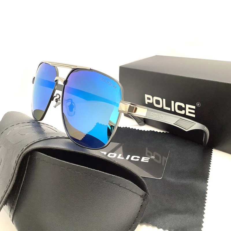 POLICE Luxury Men's Polarized Sunglasses Driving Sun Glasses For Men Brand Designer Male Vintage Black Pilot Sunglasses UV400
POLICE Luxury Men's Polarized Sunglasses Driving Sun Glasses For Men Brand Designer Male Vintage Black Pilot Sunglasses UV400