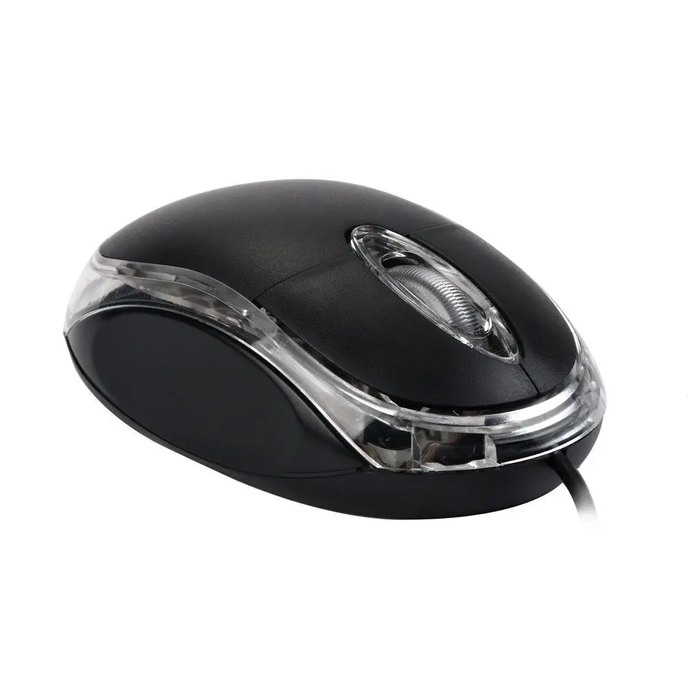 

Mouse Preto Usb Óptico Com Led Para Notebook PC Computador