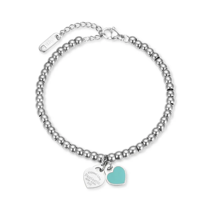 FYSARA Luxury ETERNAL Love Couple Bracelets Double Heart Balls Beaded Bracelet For Women Couple Green Pink Charm Bracelets
FYSARA Luxury ETERNAL Love Couple Bracelets Double Heart Balls Beaded Bracelet For Women Couple Green Pink Charm Bracelets