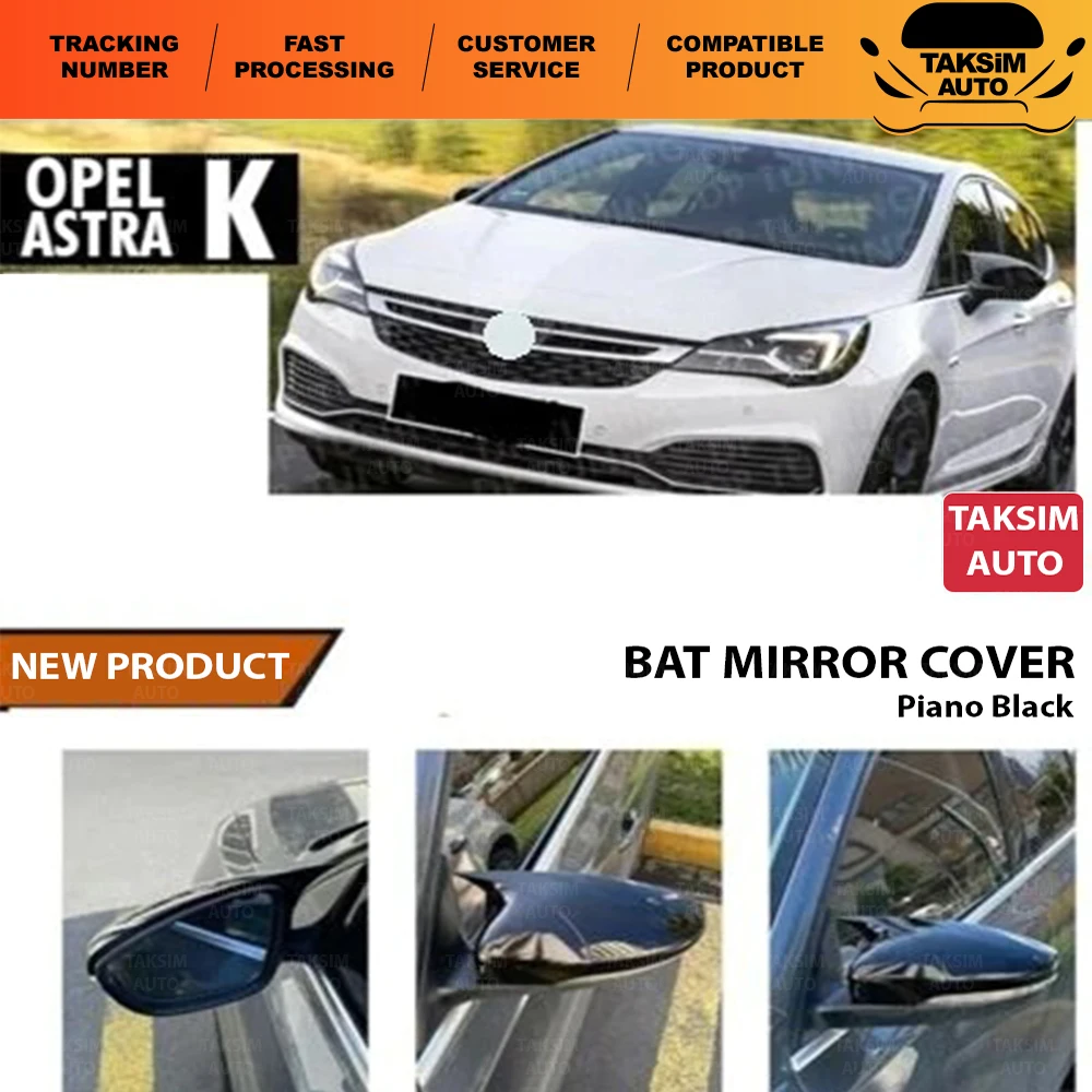 Bat Mirror Cover Piano Black For Opel Astra K ABS 2015 and After the Quality Product Full Harmony 1 Suit 2 piece (Right and Left
Bat Mirror Cover Piano Black For Opel Astra K ABS 2015 and After the Quality Product Full Harmony 1 Suit 2 piece (Right and Left