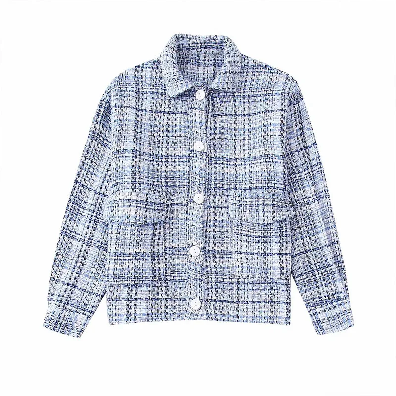 ZATRHMBM Women 2022 Autumn Fashion Textured Single-Breasted Jacket Coat Vintage Long Sleeves Chic Outerwear Stylish Tops
ZATRHMBM Women 2022 Autumn Fashion Textured Single-Breasted Jacket Coat Vintage Long Sleeves Chic Outerwear Stylish Tops