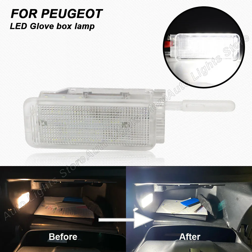 For Peugeot 308 1007 206 207 306 307 3008 406 407 5008 607 807 RCZ For Citroen C3 C4 C5 C6 C8 XSARA 1PC LED Glove Box Light Lamp
For Peugeot 308 1007 206 207 306 307 3008 406 407 5008 607 807 RCZ For Citroen C3 C4 C5 C6 C8 XSARA 1PC LED Glove Box Light Lamp