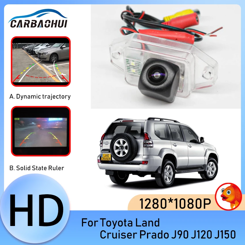 Intelligent Dynamic Trajectory Tracks Car Rear View Camera Reversing Backup Camera For Toyota Land Cruiser Prado 1998~2014
Intelligent Dynamic Trajectory Tracks Car Rear View Camera Reversing Backup Camera For Toyota Land Cruiser Prado 1998~2014