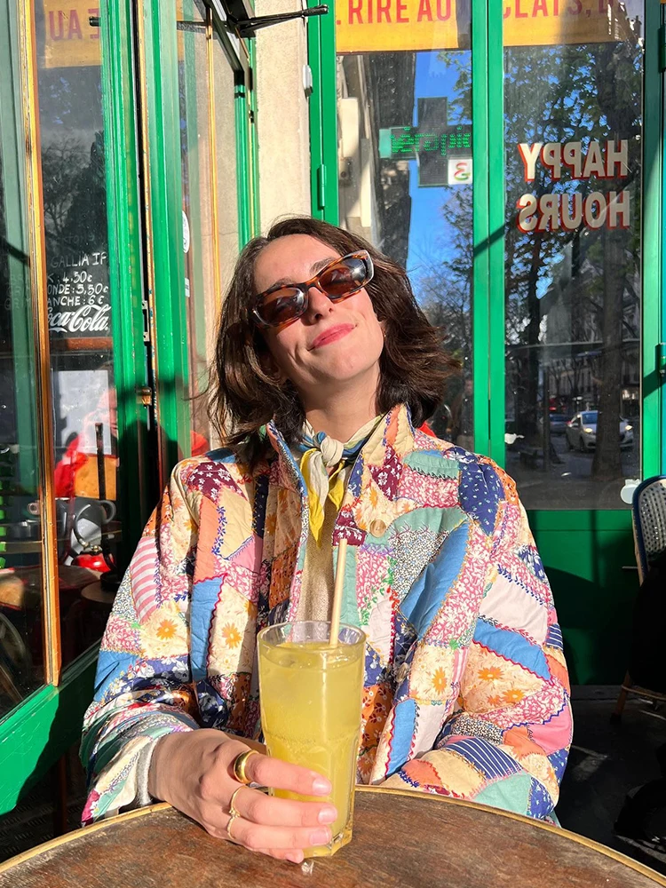 Fashion Patchwork Printed Cotton Coat For Women Casual Long Sleeve Thick Warm Jacket 2023 Autumn Winter Elegant Chic Streetwear
Fashion Patchwork Printed Cotton Coat For Women Casual Long Sleeve Thick Warm Jacket 2023 Autumn Winter Elegant Chic Streetwear