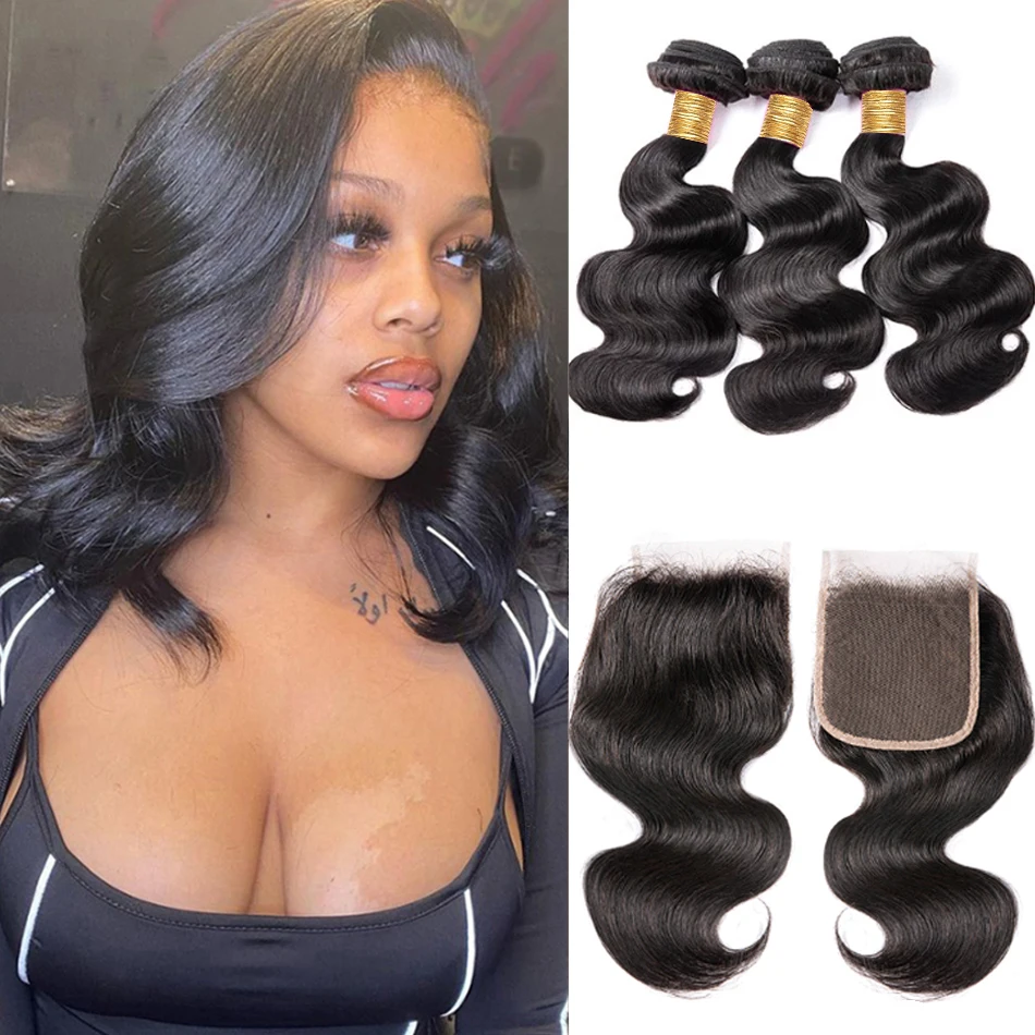 Short Body Wave Bundles With Closure 12A Brazilian Hair Best Human Hair Weave Bundle With Closure Remy Hair Extensions For Women
Short Body Wave Bundles With Closure 12A Brazilian Hair Best Human Hair Weave Bundle With Closure Remy Hair Extensions For Women