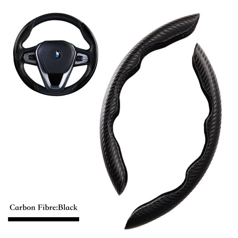 Carbon Fiber Steering Wheel Cover 15-inch Universal Safe and Non Slip Car AccessoryCover Steering Accessories for Car Suede
Carbon Fiber Steering Wheel Cover 15-inch Universal Safe and Non Slip Car AccessoryCover Steering Accessories for Car Suede