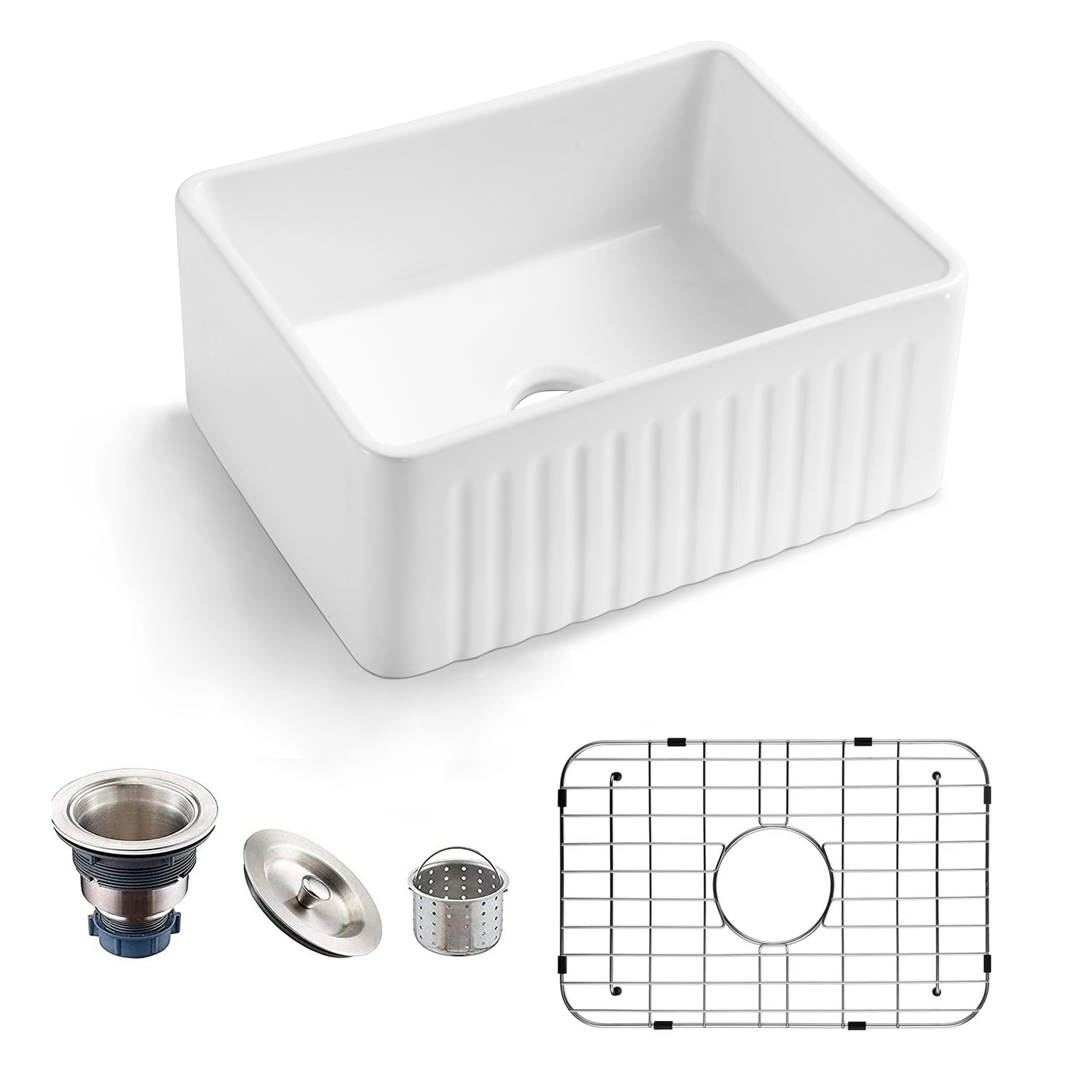 Кухонная раковина MEJE для фермерского хозяйства, двусторонняя одинарная/Двойная чаша, белая
Кухонная раковина MEJE для фермерского хозяйства, двусторонняя одинарная/Двойная чаша, белая