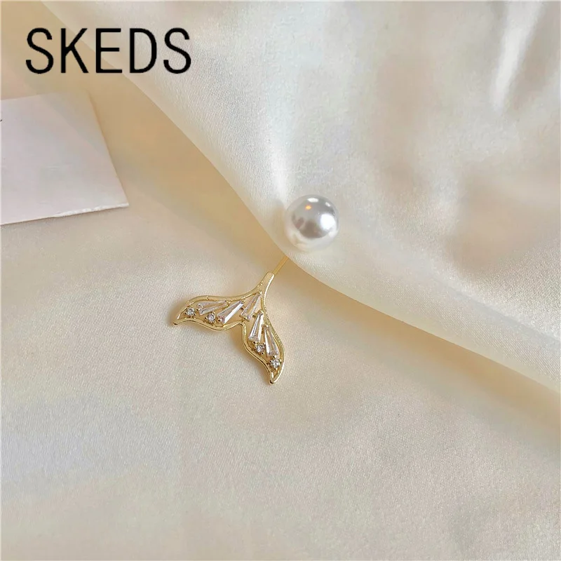 SKEDS Trendy Women Pearl Mermaid Crystal Brooch Elegant Exquisite Small Size Badges Clothing Suit Cute Corsage Lady Brooches Pin
SKEDS Trendy Women Pearl Mermaid Crystal Brooch Elegant Exquisite Small Size Badges Clothing Suit Cute Corsage Lady Brooches Pin