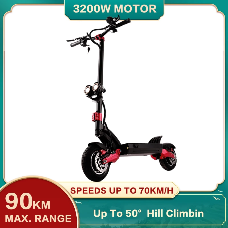 T08 70km/h high speed 60V folding electric scooter 3200W motor adult electric kick scooter 21A battery
T08 70km/h high speed 60V folding electric scooter 3200W motor adult electric kick scooter 21A battery