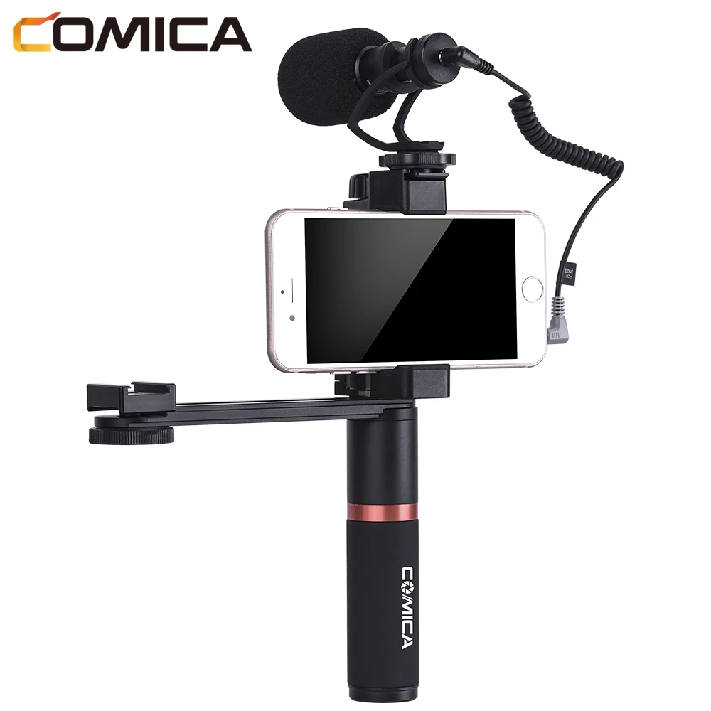 Comica CVM-VM10-K4 Mini Smartphone Microphone Kit Condenser Microphone Cardioid Shotgun Mic For Iphone Huawei Camera Sony Gopro
Comica CVM-VM10-K4 Mini Smartphone Microphone Kit Condenser Microphone Cardioid Shotgun Mic For Iphone Huawei Camera Sony Gopro