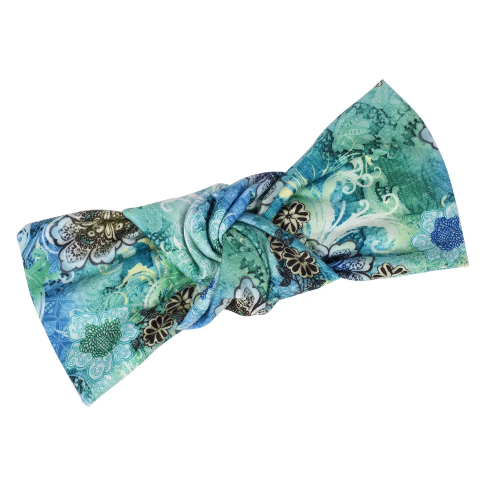 Green Fresh Floral Print Twisted Knotted Headband For Women Fashion Elastic Headbands Wide Turban Head Wrap Hairband
Green Fresh Floral Print Twisted Knotted Headband For Women Fashion Elastic Headbands Wide Turban Head Wrap Hairband