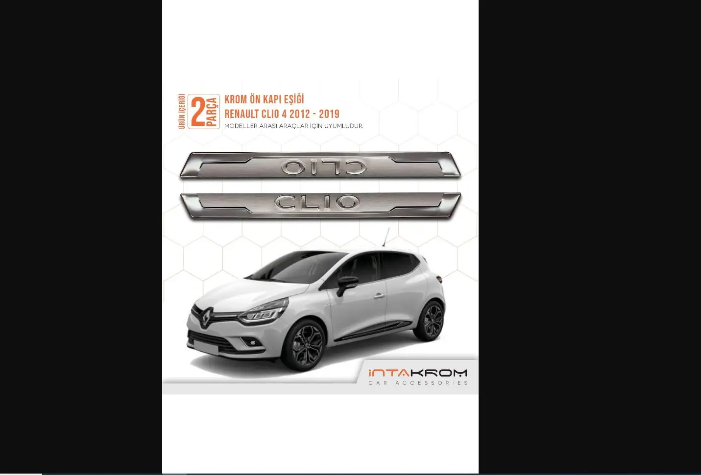 

Для Renault Clio 4 хромированный порог передней двери между моделями 2012-2019-хромированный комплект для тюнинга корпуса передняя губа боковые юбки радио авто