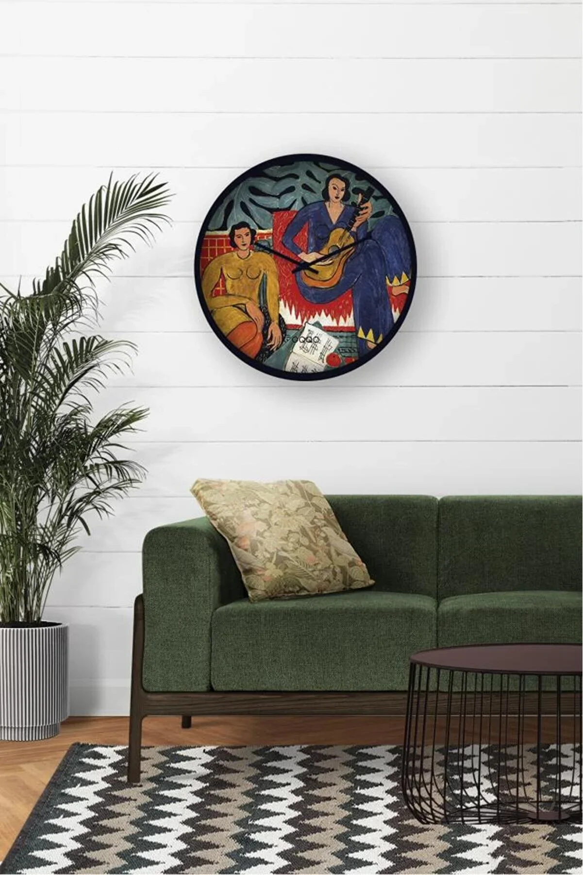 Henri Matisse-La Musique 1939 Handmade Decorative Design Wooden Wall Clock 50Cm 100% Silent Mite Mite Mechanism Different Models
Henri Matisse-La Musique 1939 Handmade Decorative Design Wooden Wall Clock 50Cm 100% Silent Mite Mite Mechanism Different Models
