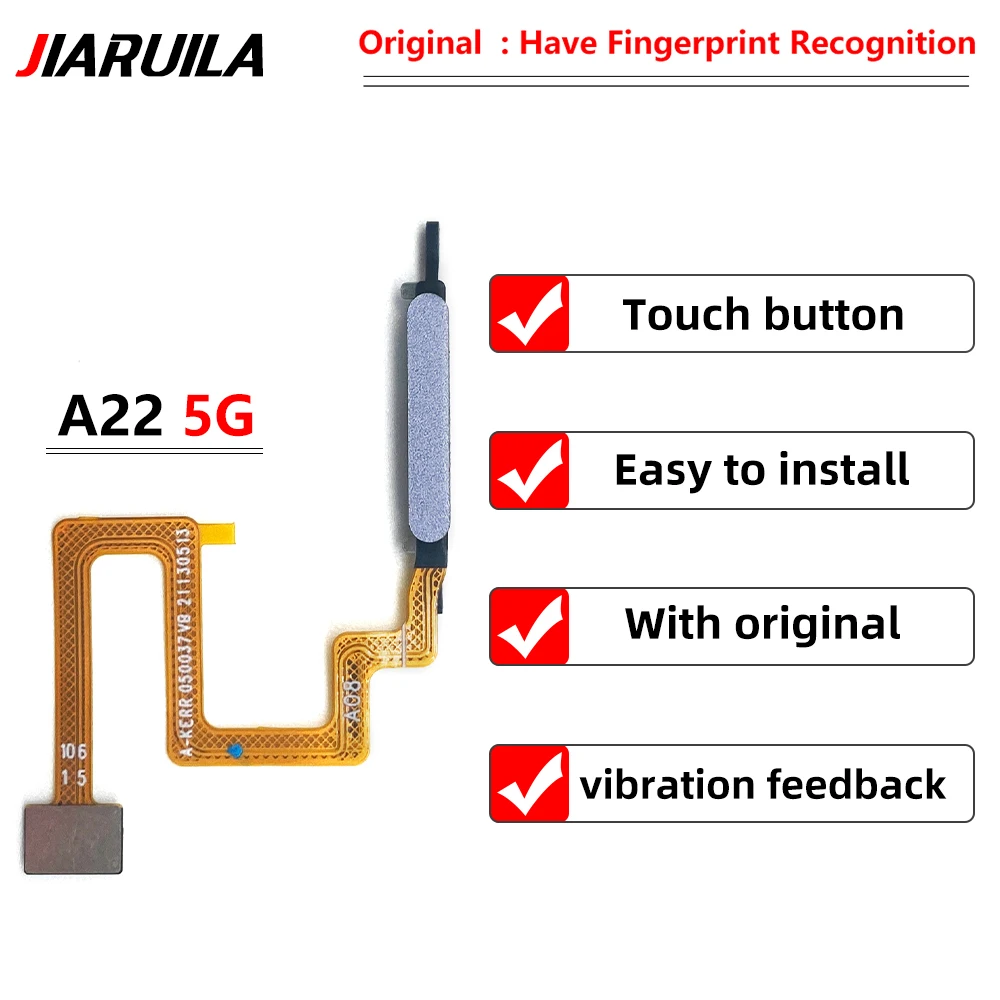 100% Original Touch ID Fingerprint Sensor Home Return Key Button Flex For Samsung A22 4G 5G Fingerprint Sensor Flex Cable
100% Original Touch ID Fingerprint Sensor Home Return Key Button Flex For Samsung A22 4G 5G Fingerprint Sensor Flex Cable