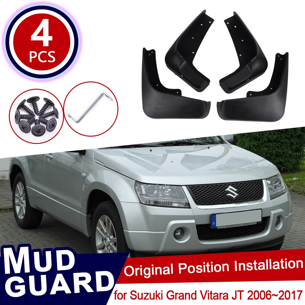 Mud Flaps for Suzuki Grand Vitara JT 3 2006~2017 Escudo Car Accessories Front Rear Wheel Mudguard Splash Guards Fender Mudflaps
Mud Flaps for Suzuki Grand Vitara JT 3 2006~2017 Escudo Car Accessories Front Rear Wheel Mudguard Splash Guards Fender Mudflaps
