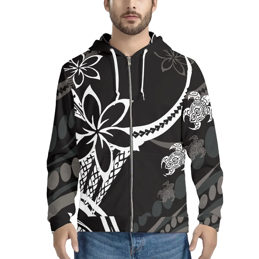 Fleece Men's Zipper Hoodies Polynesian Plumeria Printed Hooded Sweatshirt Hawaiian Hibiscus Hoodie Long Sleeve Autumn Winter
Fleece Men's Zipper Hoodies Polynesian Plumeria Printed Hooded Sweatshirt Hawaiian Hibiscus Hoodie Long Sleeve Autumn Winter