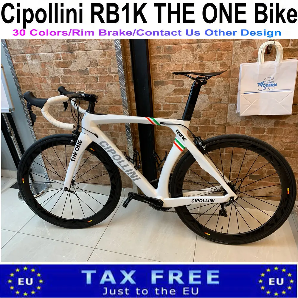 

T1000 Cipollini RB1K THE ONE Full Carbon Road Complete Bike Italian Champion Bicycle With R7000 Groupset 50mm Carbon Wheelset