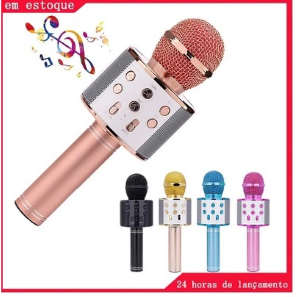 Microfone Karaokê Bluetooth Efeito Voz Modo Gravação Função Selfie. Envio Imediato
Microfone Karaokê Bluetooth Efeito Voz Modo Gravação Função Selfie. Envio Imediato