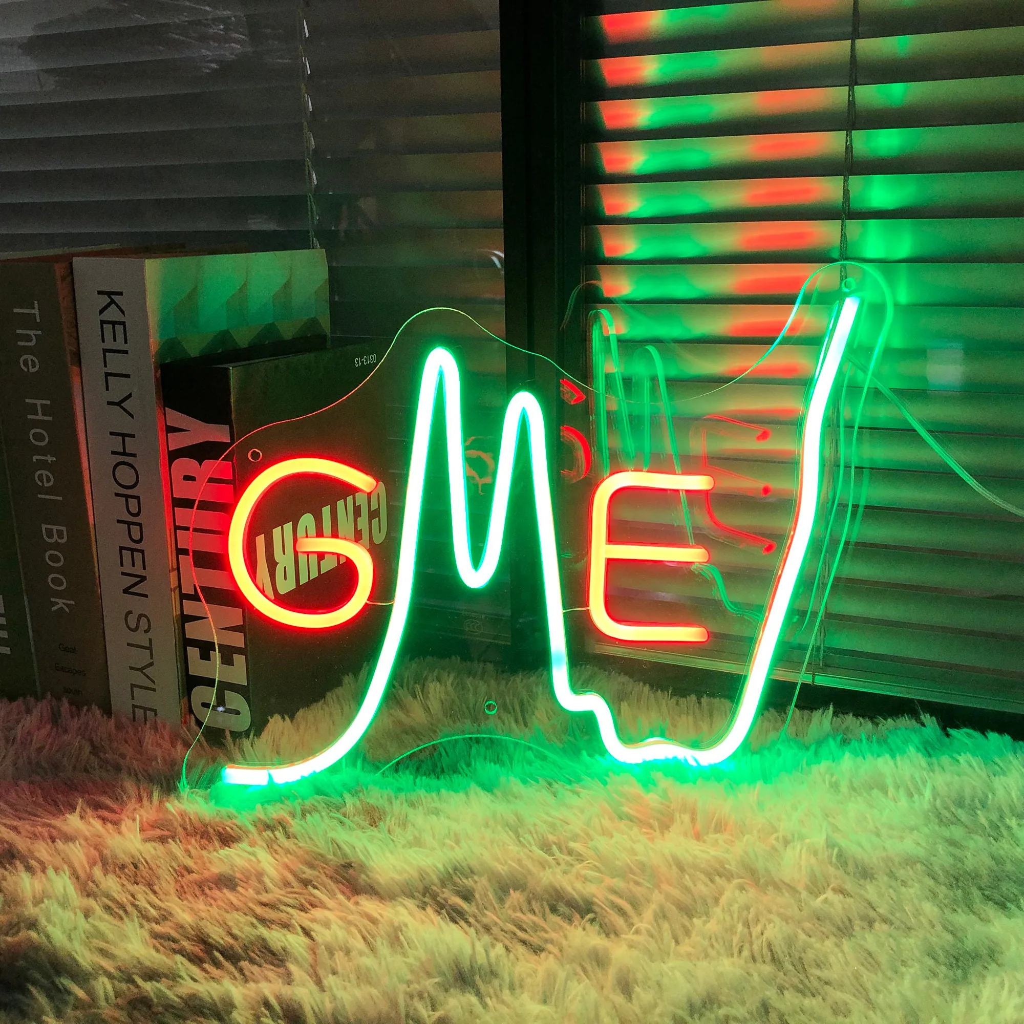 

Неоновая вывеска GME Gamestop светильник лый подарок для друзей, ценные бумаги, финансы, индивидуальная неоновая вывеска, украшение для офиса, иг...