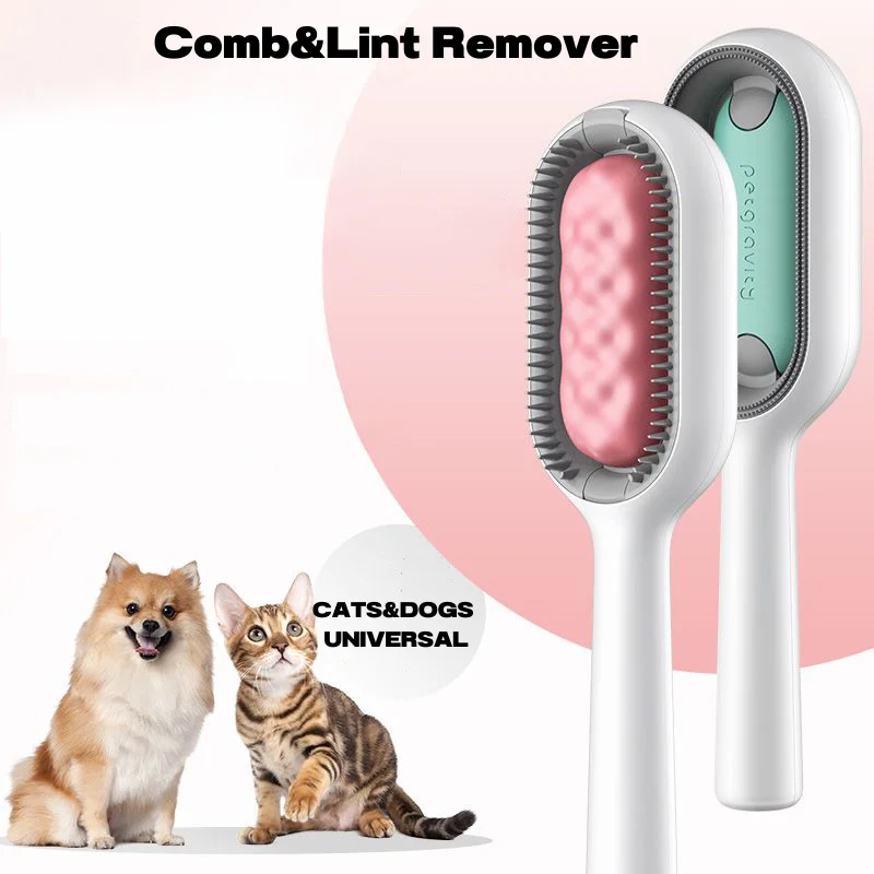 2 In 1 Pet Cleaning Brush for Dog Deshedding Pet Grooming Comb Pet Hair Remover Massage Brush for Cats Dogs Lint Remover
2 In 1 Pet Cleaning Brush for Dog Deshedding Pet Grooming Comb Pet Hair Remover Massage Brush for Cats Dogs Lint Remover