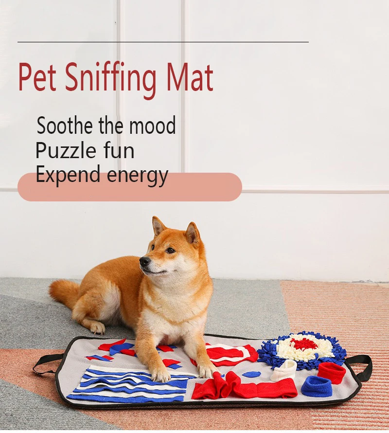 

Pet Sniffing Mat Training Blanket Dog Snuffle Mat Sunflower Pad Dog Relieve Stress Nosework Puzzle Toy Mat Pet Nose Foraging Pad