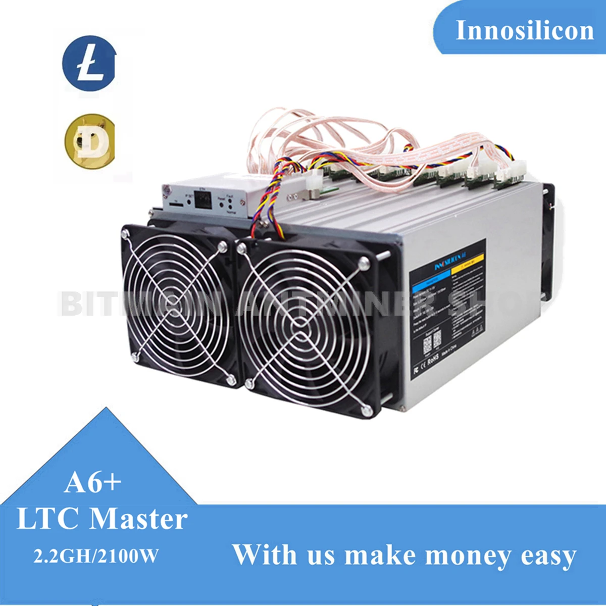 Майнер Innosilicon A6 + Ltcmaster 2.2gh/S 1500W Litecoin лучше, чем Antminer L3 + L3 ++
Майнер Innosilicon A6 + Ltcmaster 2.2gh/S 1500W Litecoin лучше, чем Antminer L3 + L3 ++