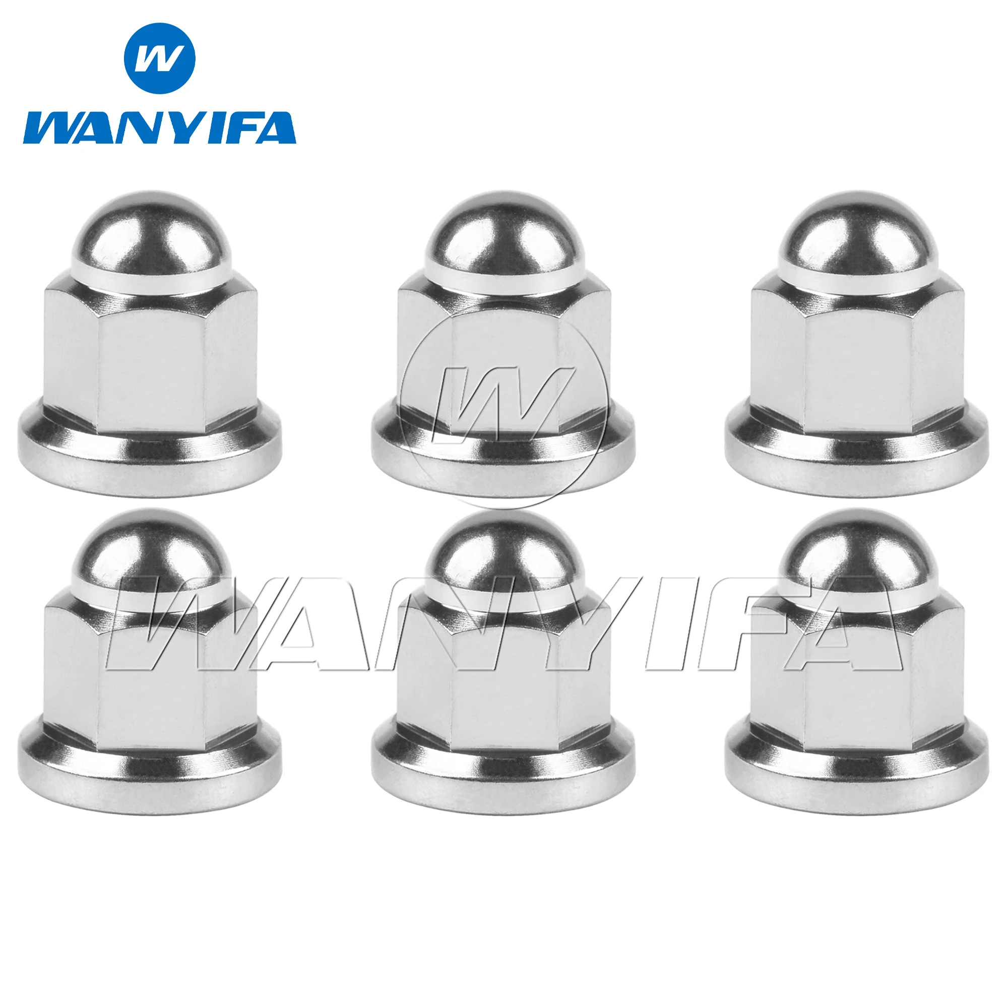 Wanyifa Титановые гайки M6/M8/M10 6 шт.
Wanyifa Титановые гайки M6/M8/M10 6 шт.