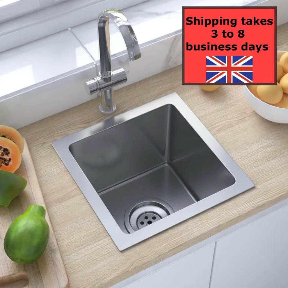Handmade Kitchen Sink Silver Stainless Steel, kitchen accessory, home accessory, luxury kitchen sink, sink with drainage
Handmade Kitchen Sink Silver Stainless Steel, kitchen accessory, home accessory, luxury kitchen sink, sink with drainage