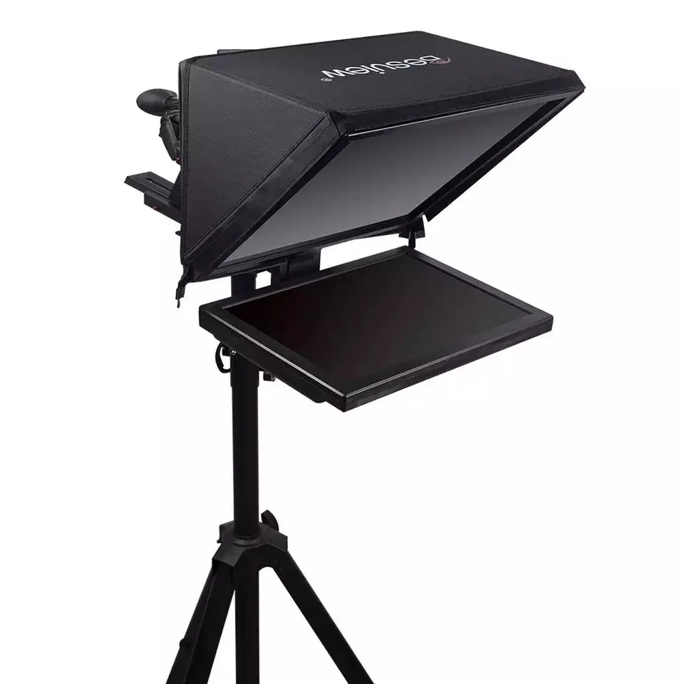 Desview T17 17inch Display Portable Teleprompter Professional Broadcast Teleprompter for live streaming
Desview T17 17inch Display Portable Teleprompter Professional Broadcast Teleprompter for live streaming