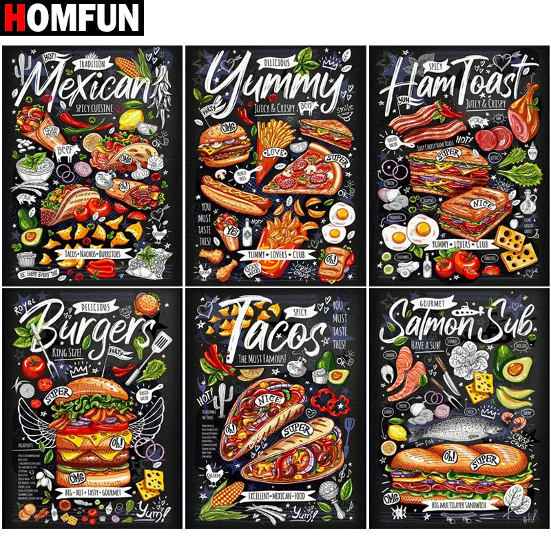 HOMFUN искусство 5D «сделай сам» алмазная живопись «текст гамбургер» алмазная живопись вышивка крестиком 3D Стразы Вышивка Декор 
HOMFUN искусство 5D «сделай сам» алмазная живопись «текст гамбургер» алмазная живопись вышивка крестиком 3D Стразы Вышивка Декор