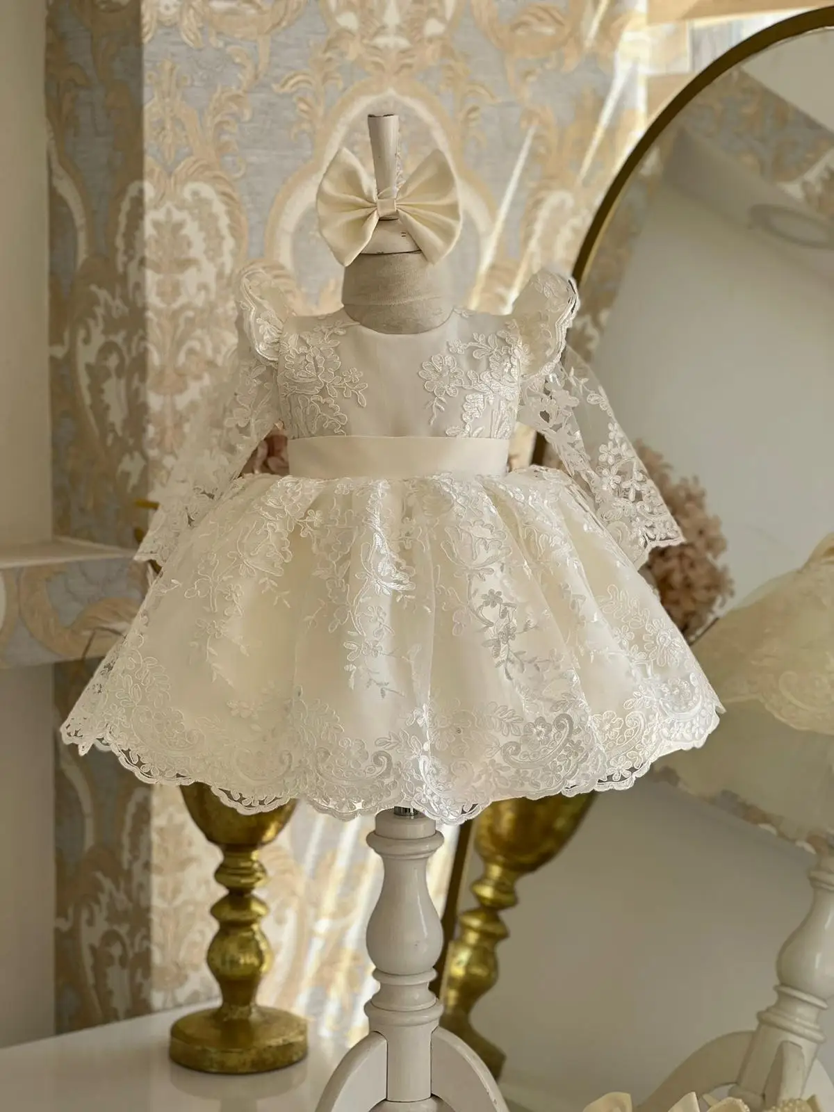 1st birthday Baby Girl Dress Long Sleeve Lace Girl Dress Lace Flower Girl Dress Toddler Infant Party Dress
1st birthday Baby Girl Dress Long Sleeve Lace Girl Dress Lace Flower Girl Dress Toddler Infant Party Dress