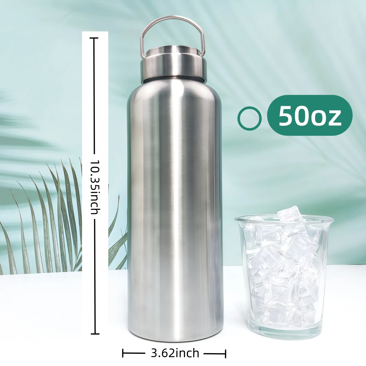 Стальная бутылка для воды Silver 450-1500 мл
Стальная бутылка для воды Silver 450-1500 мл