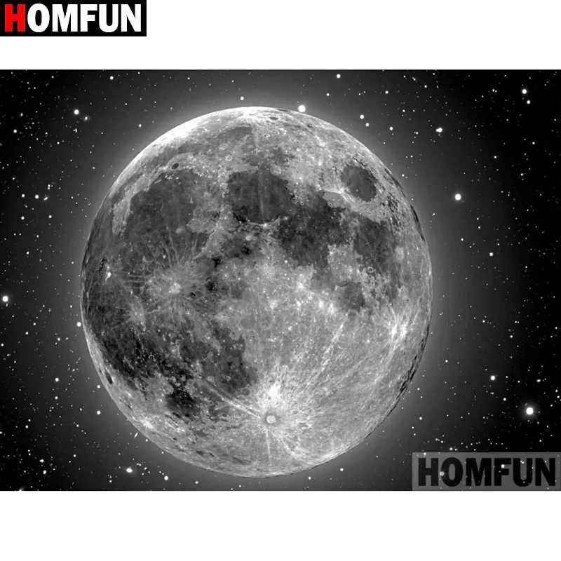 HOMFUN, алмазная вышивка «Лунный пейзаж», картина из страз, вышивка крестиком, шаблон Стразы Незаконченный декор дома
HOMFUN, алмазная вышивка «Лунный пейзаж», картина из страз, вышивка крестиком, шаблон Стразы Незаконченный декор дома