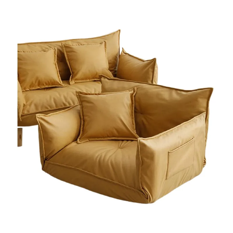Japanese Style Foldable Floor Sofa Chair Leathaire Upholstery Lazy Recliner Armchair Accent Chair for Dormitory Apartment Living
Japanese Style Foldable Floor Sofa Chair Leathaire Upholstery Lazy Recliner Armchair Accent Chair for Dormitory Apartment Living