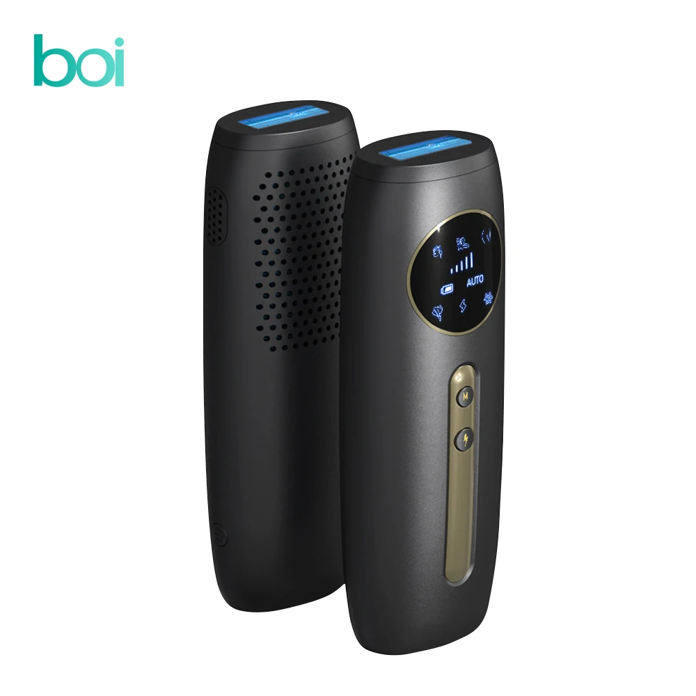 

Boi Wireless Freezing Point Portable 990,000 Flashes Bikini Laser Hair Removal Painless Permanent IPL Pulses Epilator Devices