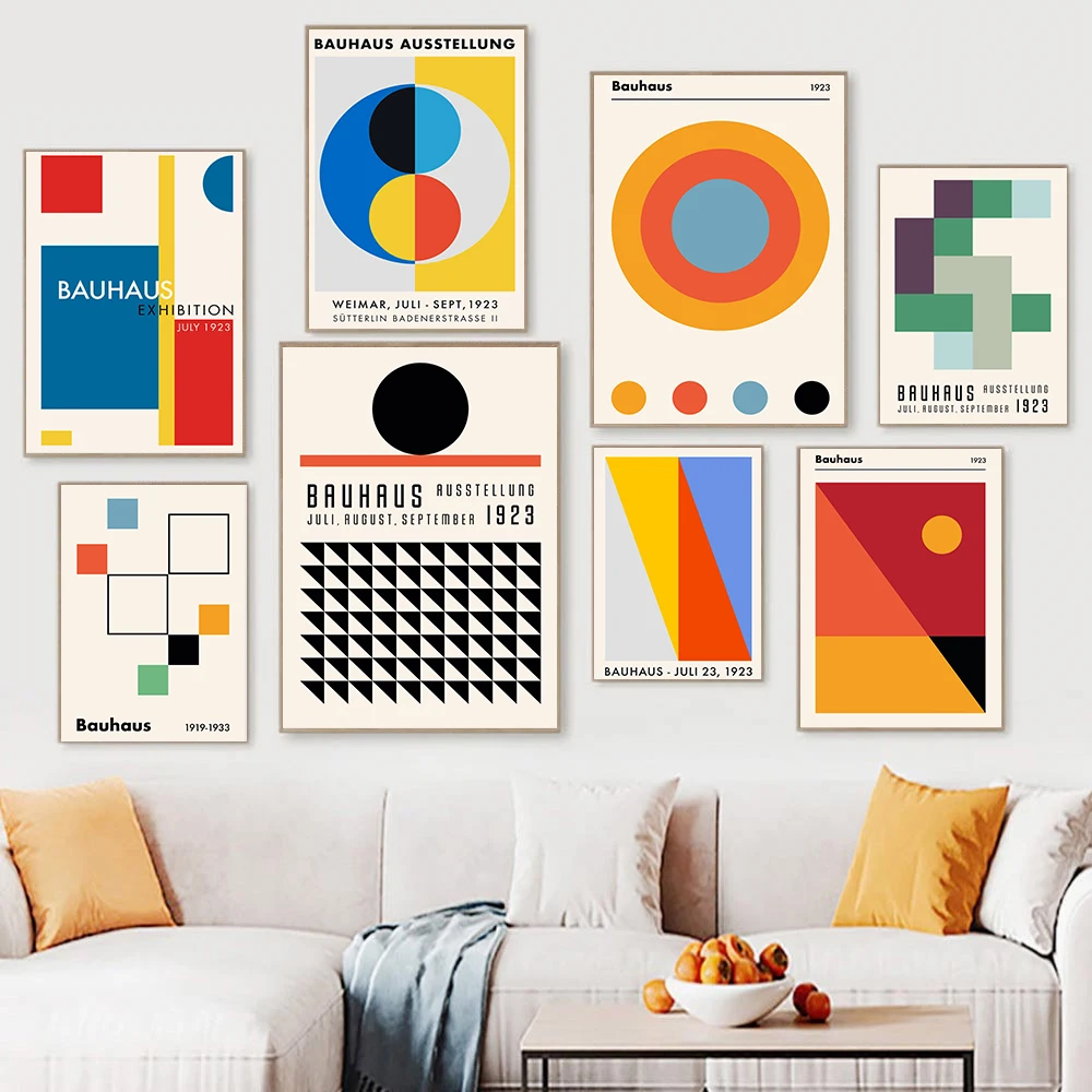 Уникальные геометрические постеры и принты Bauhaus, минималистичное художественное полотно, абстрактная живопись для гостиной, фрески, домашн...
Уникальные геометрические постеры и принты Bauhaus, минималистичное художественное полотно, абстрактная живопись для гостиной, фрески, домашн...