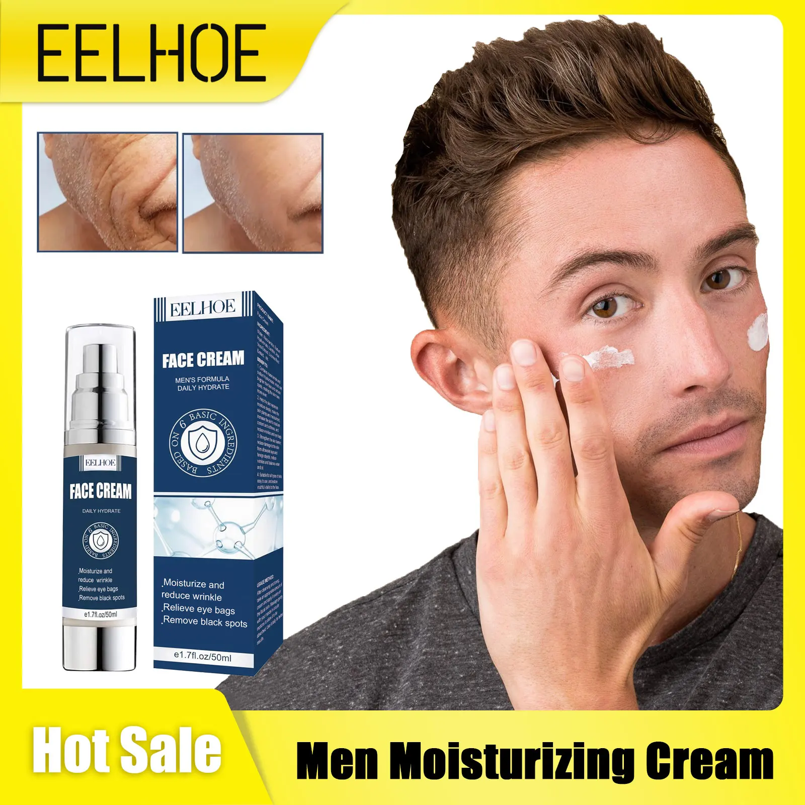 Remove Wrinkle Cream Anti Aging Whitening Firming Lifting Fade Fine Line Dark Spots Eye Bag Brighten Moisturizing Men Face Cream
Remove Wrinkle Cream Anti Aging Whitening Firming Lifting Fade Fine Line Dark Spots Eye Bag Brighten Moisturizing Men Face Cream
