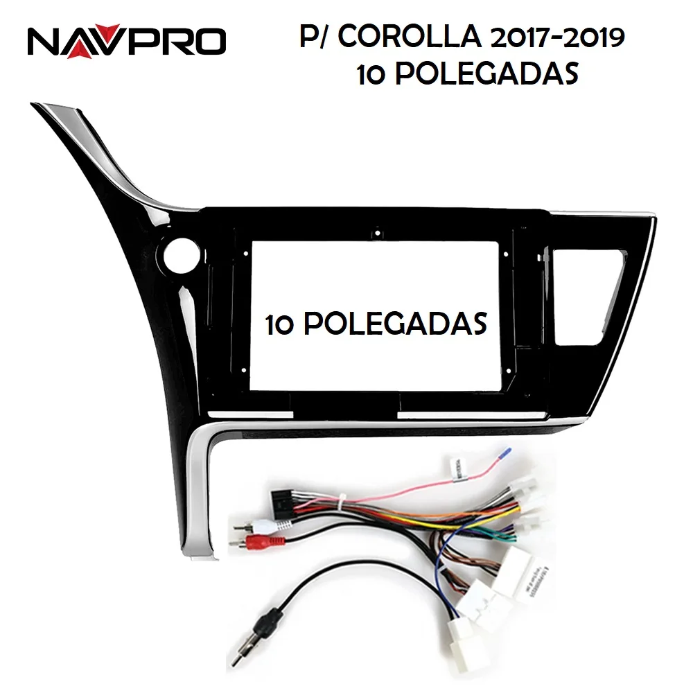 For TOYOTA COROLLA 2017-2019 10 INCH Frame and Connecting Cables for NAVPRO CASKA Multimedia Center Installation
For TOYOTA COROLLA 2017-2019 10 INCH Frame and Connecting Cables for NAVPRO CASKA Multimedia Center Installation
