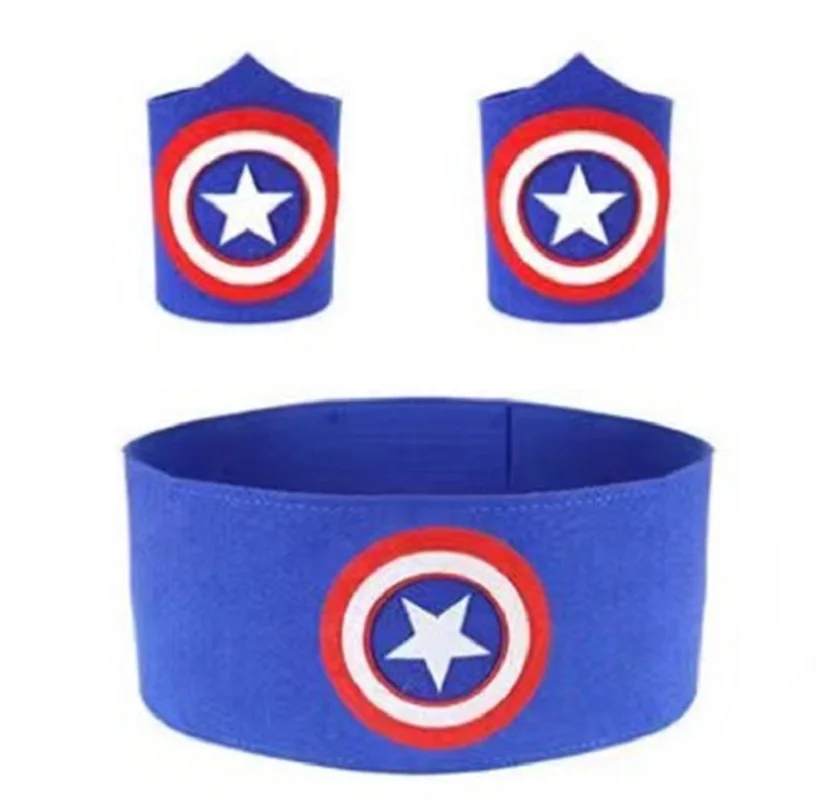 6 Styles Superhero Spider Captain Halloween Party Christmas Cosplay belt arm band Wrist guard Costume for Children kid Gift
6 Styles Superhero Spider Captain Halloween Party Christmas Cosplay belt arm band Wrist guard Costume for Children kid Gift