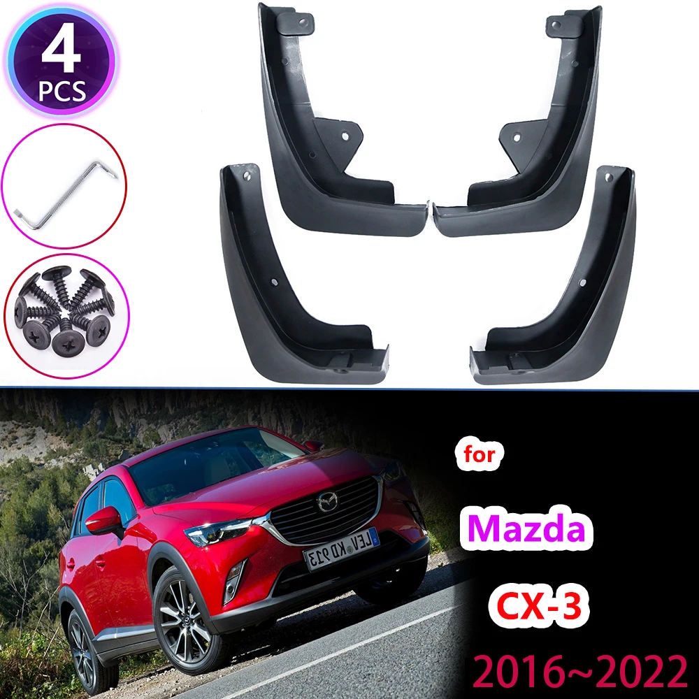 Переднее и заднее Брызговики для Mazda CX-3 2016 ~ 2022 CX3 CX 3 | Автомобили мотоциклы