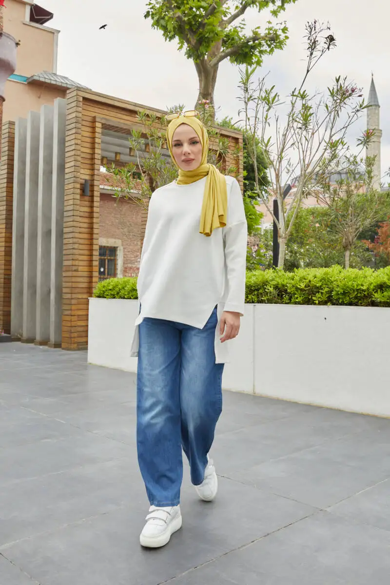 New Fashion Pocket Detailed Striped Sweat Tunic Hijab Long Dress Hijab Muslim Clothing Stylish Elegant African Dubai Turkey Turk
New Fashion Pocket Detailed Striped Sweat Tunic Hijab Long Dress Hijab Muslim Clothing Stylish Elegant African Dubai Turkey Turk