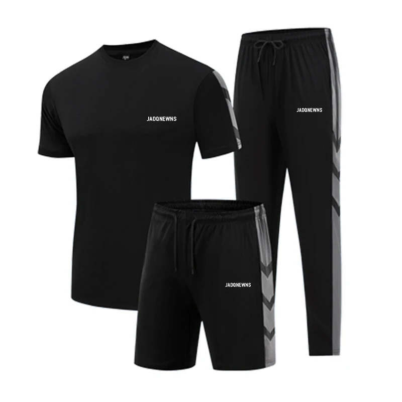 Men's Short Sleeve 3 Piece Set T Shirt For Men Sports Outdoor Clothing 
Men's Short Sleeve 3 Piece Set T Shirt For Men Sports Outdoor Clothing