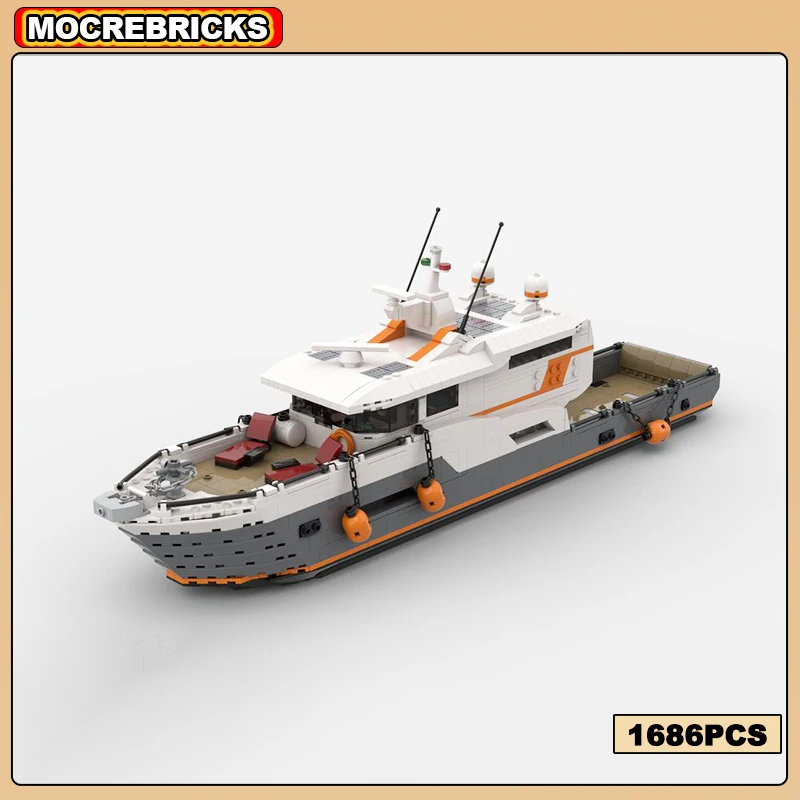 Конструктор MOC для экспедиции яхты, сборная модель лодки, настольные игрушечные кирпичи для детей, подарок на Рождество
Конструктор MOC для экспедиции яхты, сборная модель лодки, настольные игрушечные кирпичи для детей, подарок на Рождество