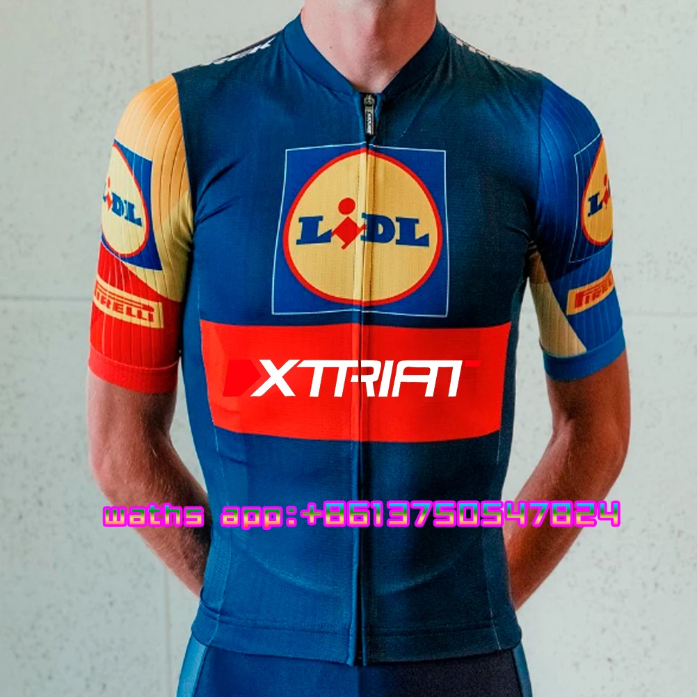 LIDL TEAM Men Summer Cycling Clothing tops MTB Bike Clothes Maillot Ropa Ciclismo Bib Shorts 9D Gel Cycling Bicycle Suit
LIDL TEAM Men Summer Cycling Clothing tops MTB Bike Clothes Maillot Ropa Ciclismo Bib Shorts 9D Gel Cycling Bicycle Suit