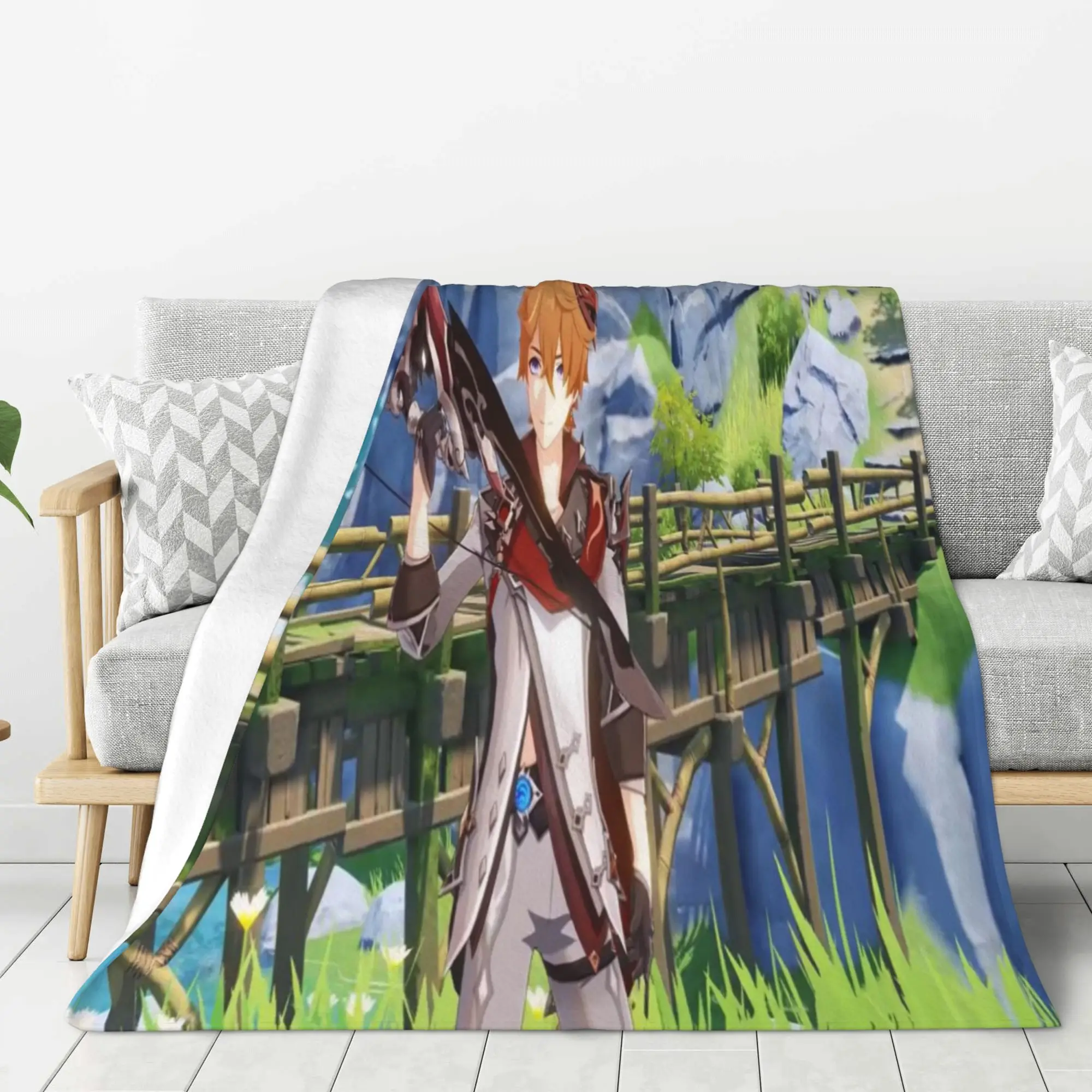 3D Definition Japanese Animation Tatar Original God Series Son Flannel Skin-Friendly Blanket Travel Nap Decoration Home Availabl
3D Definition Japanese Animation Tatar Original God Series Son Flannel Skin-Friendly Blanket Travel Nap Decoration Home Availabl