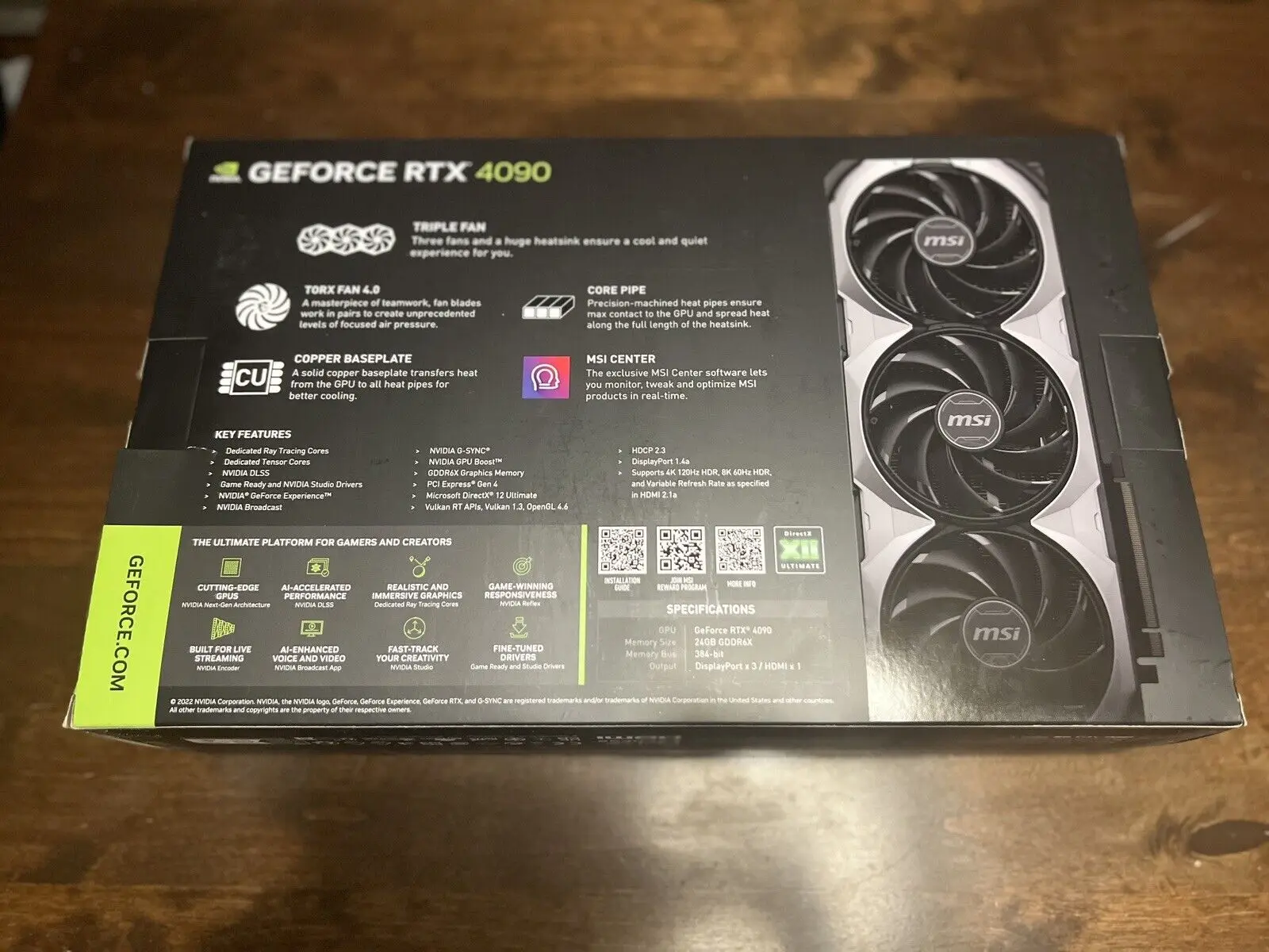 AY купите 2 и получите 1 бесплатно NVIDIA GeForce RTX 4090 Founders Edition 24 ГБ. Доставка в тот же день, быстрая доставка✈️
AY купите 2 и получите 1 бесплатно NVIDIA GeForce RTX 4090 Founders Edition 24 ГБ. Доставка в тот же день, быстрая доставка✈️