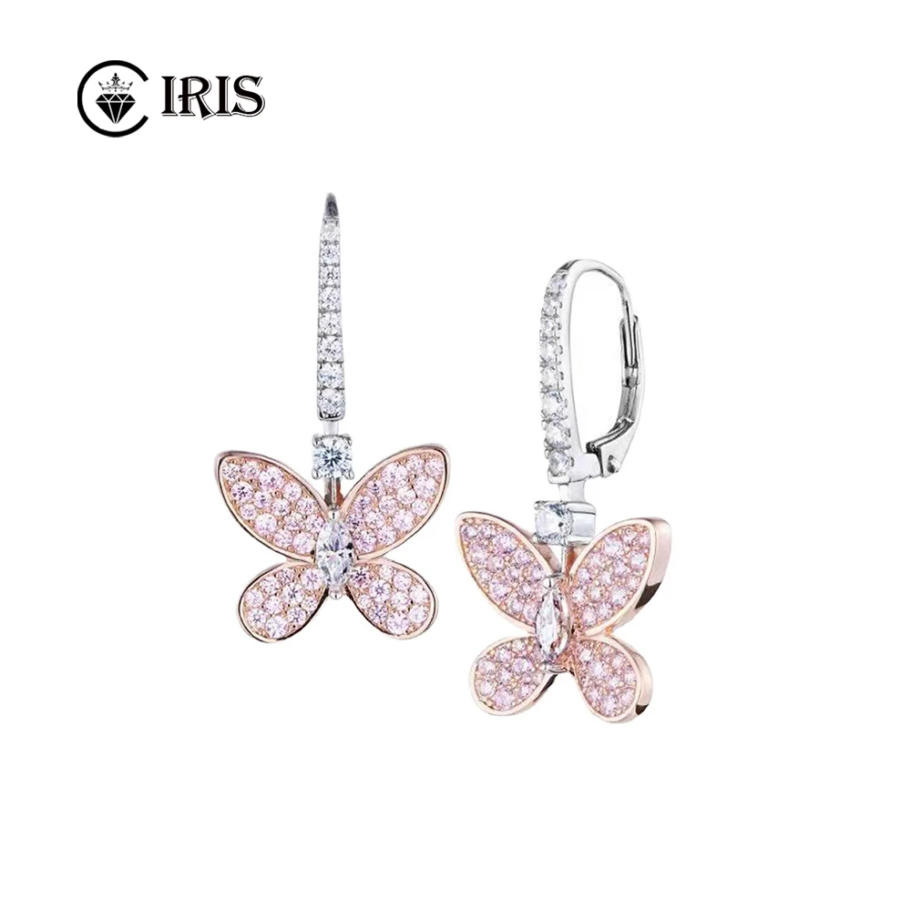 Moissanite Butterfly Earrings S925 Silver Set with Diamonds Drop Earrings D Color Hoop Earrings Wedding Jewelry
Moissanite Butterfly Earrings S925 Silver Set with Diamonds Drop Earrings D Color Hoop Earrings Wedding Jewelry