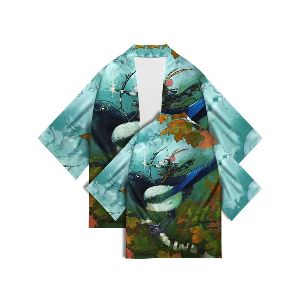 Harajuku Theme Mouse Illustration Art Print Kimono Summer Unisex Cardigan Trend Casual Loose Top
Harajuku Theme Mouse Illustration Art Print Kimono Summer Unisex Cardigan Trend Casual Loose Top